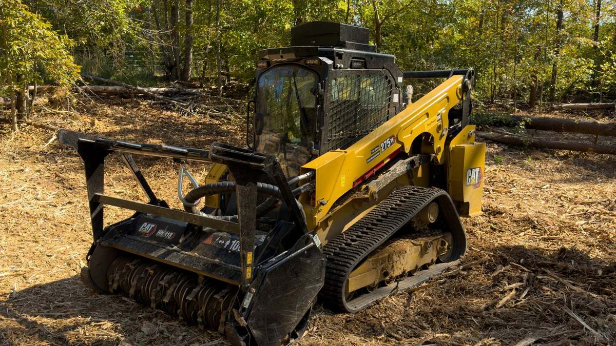 Forestry mulching equipment working near Landrum South Carolina